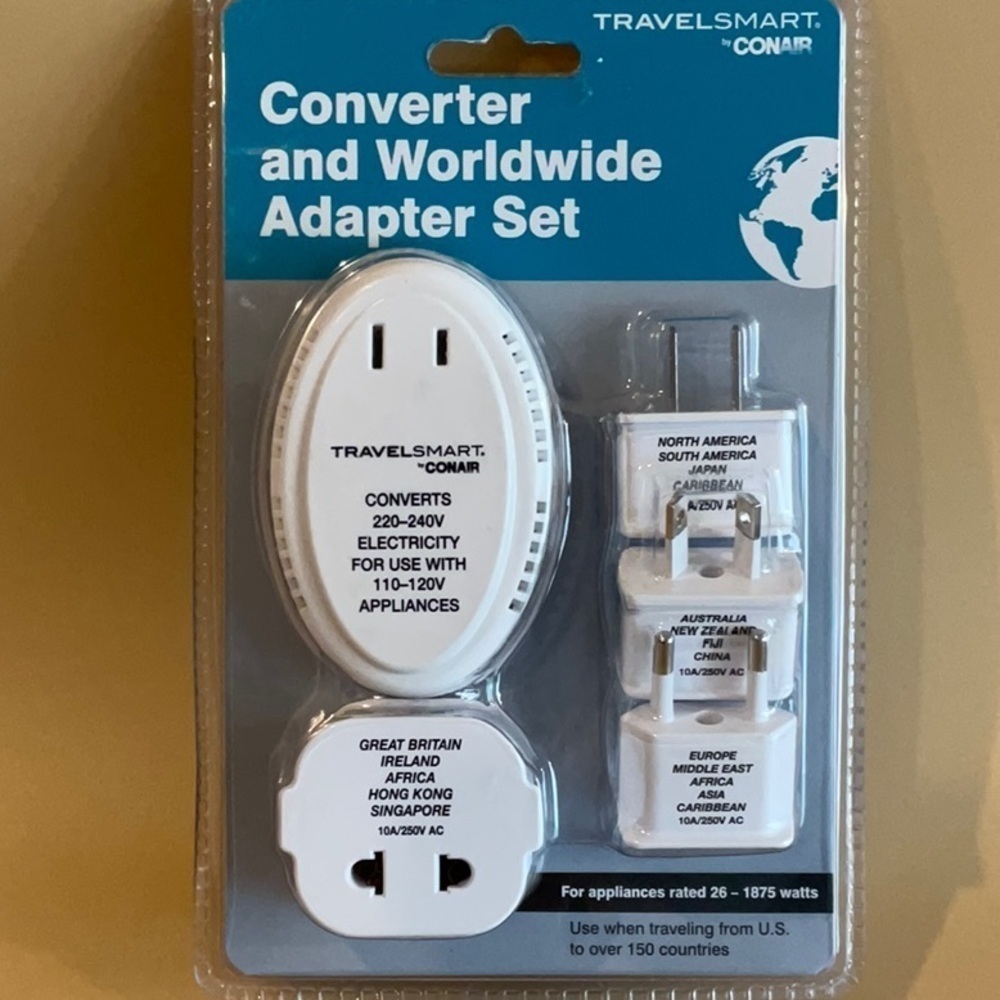 Travel Converter and adapter set Conair TS702T